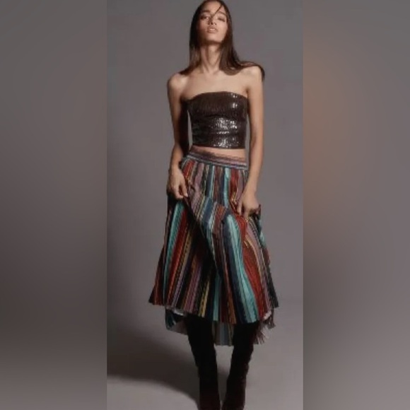 Le Superb Colorful Women's Maxi Skirt - Picture 5 of 13